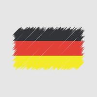 pinceladas de bandeira alemanha. bandeira nacional vetor