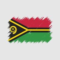 pincel de bandeira vanuatu. bandeira nacional vetor