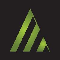 ícone de logotipo de modelo de design de negócios abstrato com letra m vetor