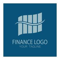 finanças de negócios e logotipo de marketing ilustração vetorial modelo de ícone design logotipo de contabilidade financeira com conceito de vetor moderno