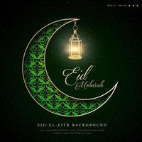 verde crescente ramadan eid ul fitr fundo