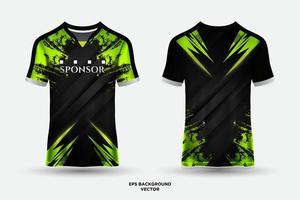 design de camisa maravilhoso adequado para esportes, corridas, futebol, jogos e vetor de esports.