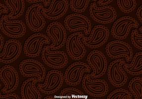 Paisley brown background vetor