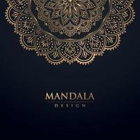 mandala decorativa de luxo para decoração, cartões de casamento, cartões de convite. vetor