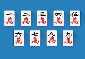 Vetor Mahjong chinês