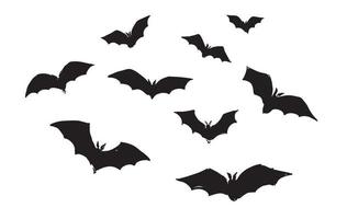 morcego voador, ilustração grunge, vetor. vetor