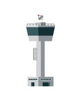 torre de controle do aeroporto vetor
