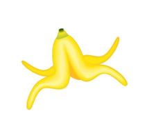 ícone de casca de banana vetor