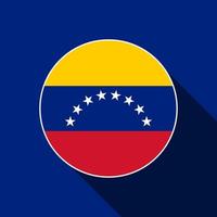 país Venezuela. bandeira venezuelana. ilustração vetorial. vetor