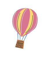 ícone de balão de ar quente vetor