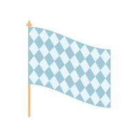 ícone de bandeira da oktoberfest vetor