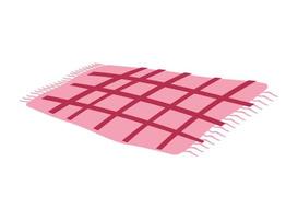 toalhas de mesa de piquenique rosa vetor