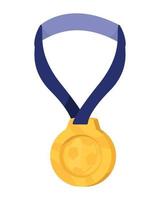 prêmio de medalha de ouro vetor