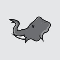 vetor de logotipo de elefante