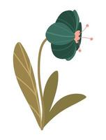 ícone de planta de flor vetor