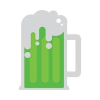 bebida de cerveja verde vetor