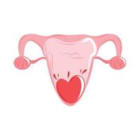 menstruação útero vetor