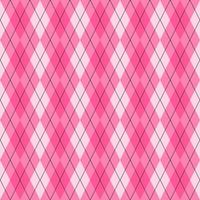 padrão rosa argyle sem costura vetor