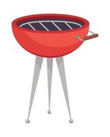 equipamento para churrasco vetor