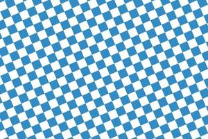 fundo da oktoberfest. fundo de padrão de forma de diamante branco e azul vetor