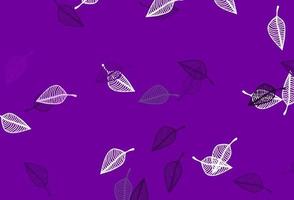 fundo do doodle do vetor roxo claro.