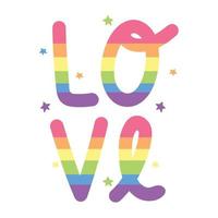 letras de amor lgbtq vetor