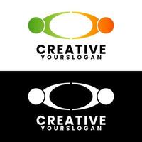 design de logotipo gradiente humano vetor