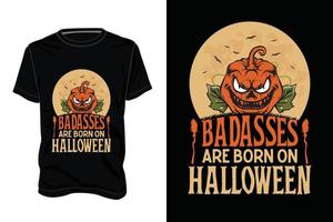 camiseta de dia das bruxas. ideia de presente de halloween, gráfico vetorial de halloween para camiseta, gráfico vetorial, feriados de halloween vetor