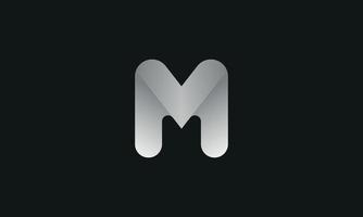 modelo de vetor livre de design de logotipo letra m.