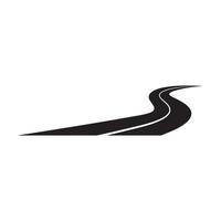 letra de estrada curva s. ícone vector caminho de asfalto para design gráfico, logotipo, site, mídia social, aplicativo móvel, ui