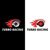 logo turbo designs simples e elegantes. vetor de design de logotipo automotivo