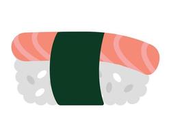 sushi cultura japonesa comida vetor