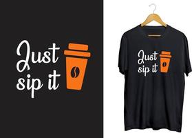 design de camiseta de tipografia de café, citações de café svg fofo, vetor de artesanato de café