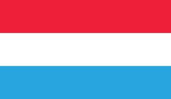 ilustração em vetor de bandeira do luxemburgo.