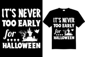design de camiseta de halloween grátis vetor
