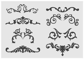 Vetor de ornamento Western Flourish