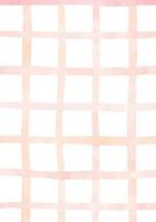 abstrato xadrez com linhas de aquarela em tons pastel. tons suaves de rosa e pêssego. perfeito para cartões, convites, capas, decorações, impressão. vetor