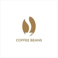 logotipo do café. logotipo de vetor de minimalismo monocromático monocromático símbolo ícone moderno para cafeteria.