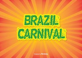 Ilustração colorida do vetor do carnaval do Brasil