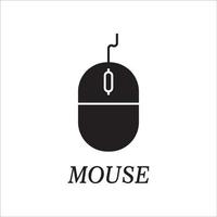 design de vetor de logotipo de ícone de mouse