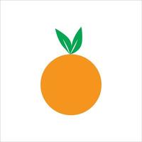 vetor de design de logotipo de ícone laranja