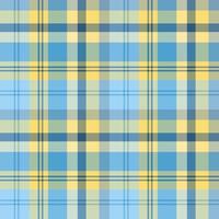 padrão sem costura em maravilhoso aconchegante amarelo e azul para xadrez, tecido, têxtil, roupas, toalha de mesa e outras coisas. imagem vetorial. vetor