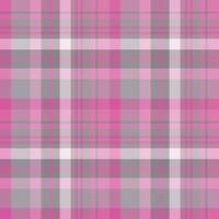 padrão sem costura em grandes lindas cores rosa e cinza para xadrez, tecido, têxtil, roupas, toalha de mesa e outras coisas. imagem vetorial. vetor