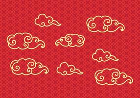Vector de nuvem chinesa grátis
