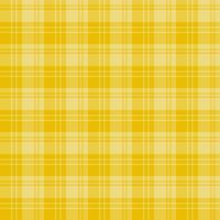 padrão sem costura em cores amarelas finas para xadrez, tecido, têxtil, roupas, toalha de mesa e outras coisas. imagem vetorial. vetor