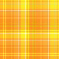 padrão sem costura em cores laranja, amarelas e brancas interessantes para xadrez, tecido, têxtil, roupas, toalha de mesa e outras coisas. imagem vetorial. vetor