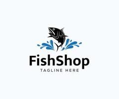 símbolo criativo de modelo de logotipo de peixe. arte vetorial de logotipo de peixe, ícones e gráficos. vetor
