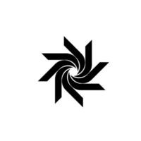 vetor de hélice abstrata design símbolo logotipo modelo ícone pro vector