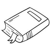 livro de adesivos doodle com marcador vetor