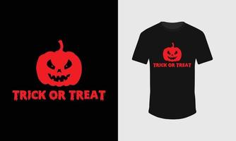 desenho de t-shirt halloween vetor